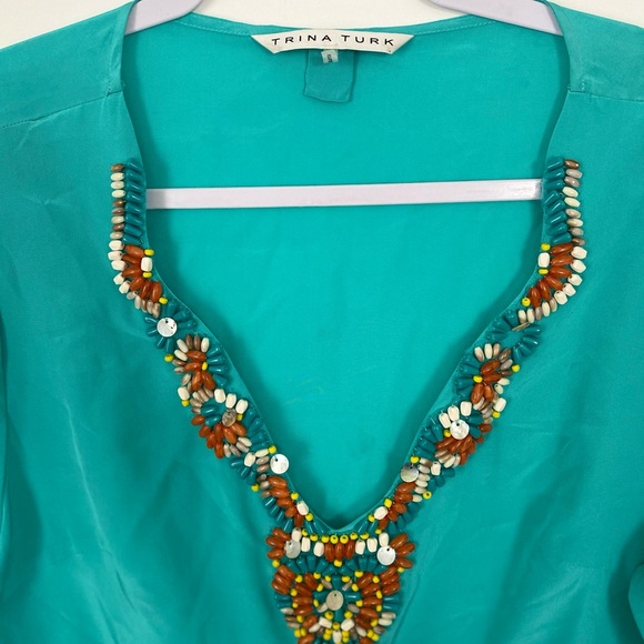 Trina Turk Tunic size L worn once - Picture 3 of 4